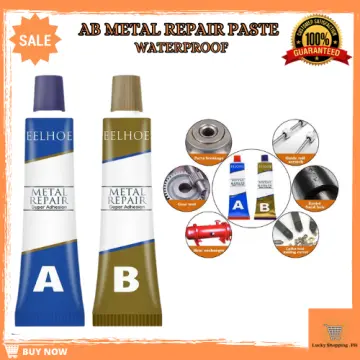 All-purpose Industrial Metal Repair Paste Glue Heat Resistance Cold Weld Metal  Repair Paste A&B Adhesive Gel Casting Agent Tools