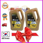 COMBO 2 Dầu nhớt ô tô tổng hợp Kixx G API SP 5W30 Hàn Quốc can 4L