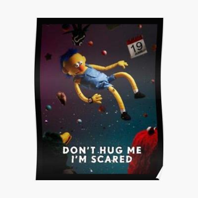 Don T Hug Me I M Scared Poster Painting Home Mural Print Picture Decor Vintage Funny Decoration Art Modern Wall Room No Frame