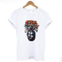 Bomb Flower Graphic Funny t Shirt Women Oversized Summer 2023 High Quality Brand t Shirt Casual Short Sleeve O-neck Fashion Printed 100% Cotton Summer New Tops Round Neck Cheap Wholesale Funny t Shirt Branded t Shirt Men Unisex Pop Style Xs-3xl fashion