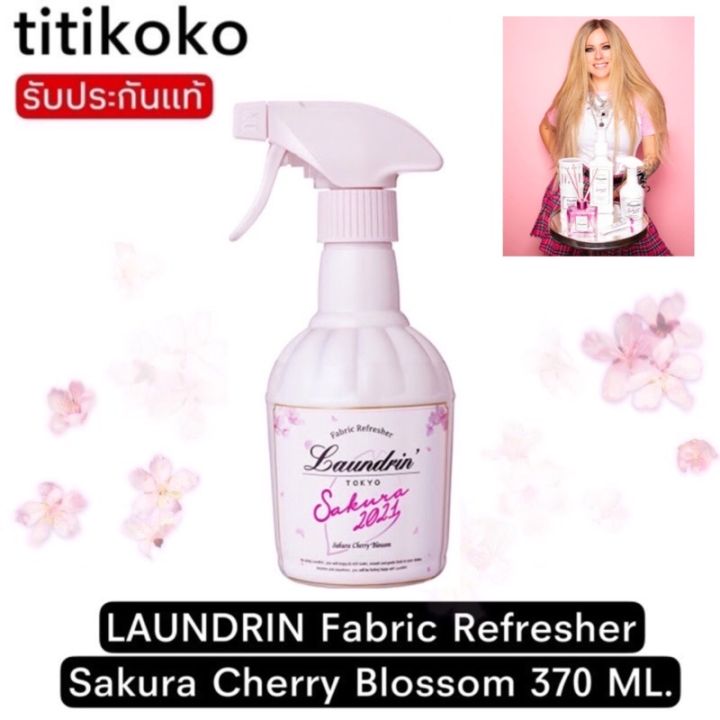คุณภาพดี-สเปรย์ปรับอากาศ-และดับกลิ่น-กลิ่นซากุระ-fabric-refresher-sakura-cherry-blossom-370-ml-รหัสสินค้า-6223