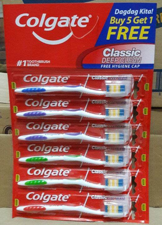 Colgate Toothbrush Classic Deep Clean 6pcs | Lazada PH