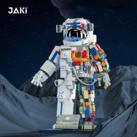 【ใหม่】JAKI 9106 บล็อคตัวต่อ รูปนักบินอวกาศ DIY ของเล่นสําหรับเด็ก