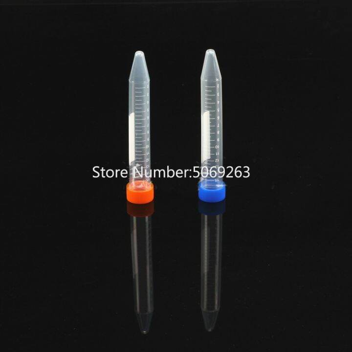 yf-pieces-pack-15ml-bullet-shape-plastic-centrifuge-laboratory-centrifugal-tube