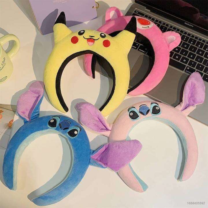 GT2 Stitch Lotso strawberry bear Pikachu Cartoon Cute Hair Band ...