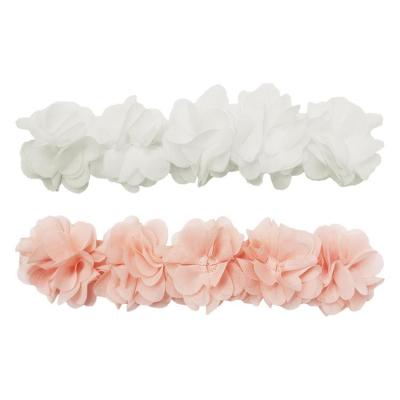 Baby Elastic Chiffon Flower Headbands Flower Crown Baby Hair Accessories Newborn Baby Toddler Children Newborn Headband Floral Birthday Hair Band Baby Girl upgrade