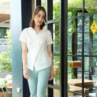 VERONIQA Shirt AM-H638 by AMILA Cotton เชิตติ้ง IGPU22-3