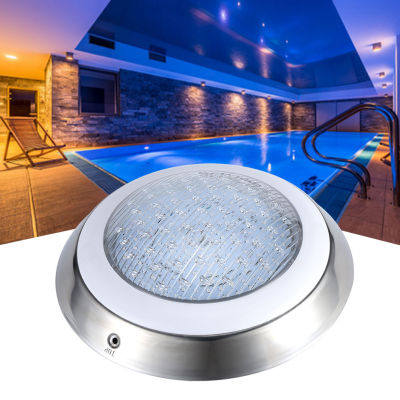 ไฟสระน้ำ LED ไฟ LED มีสีสัน RGB 12V 18W สำหรับไฟอุปกรณ์ในสระและอ่างอาบน้ำใช้ในบ้านแสงไฟตกแต่งสวน