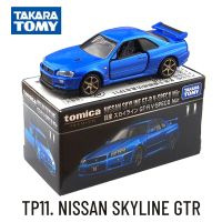 TP11. พรีเมี่ยม Takara Tomomy Tomica ของเล่นของขวัญคริสต์มาสสำหรับเด็กผู้ชายแบบจำลองแบบจำลองรถยนต์นิสสันสกายไลน์จีทีอาร์คอลเลคชั่นศิลปะขนาดเล็ก