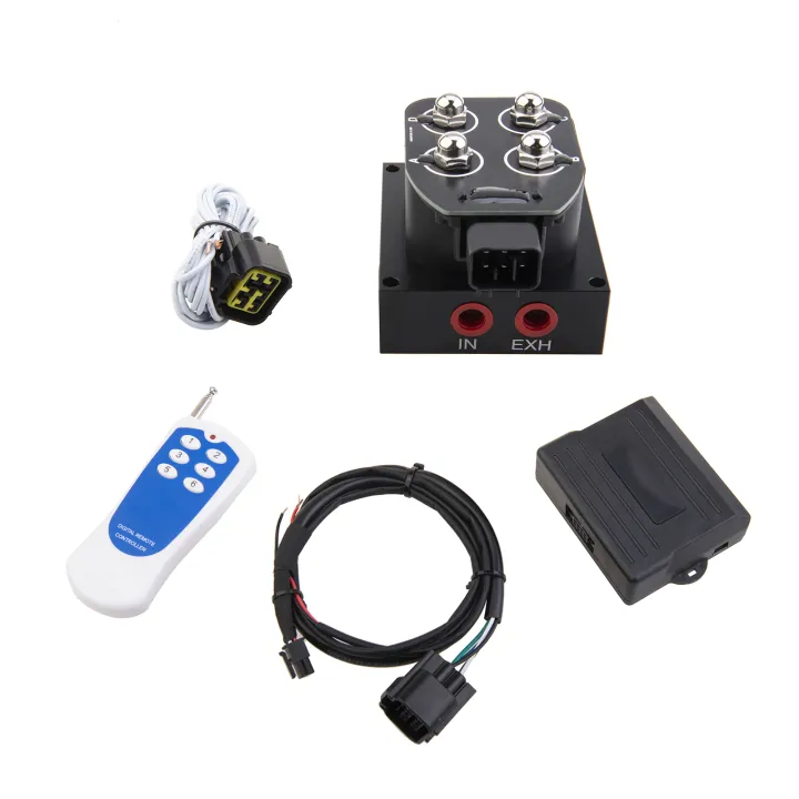 Universal One Key Lift Air Ride Suspension Kit 12v Solenoid Valve Manifold Valve with 10M Range