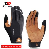 WEST BIKING Sports Cycling Gloves Touch Screen Men Women MTB Bike Gloves Running Fitness Gym Riding Motorcycle Bicycle Gloves