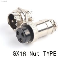 ♛✱♤ 1 Set GX16 Nut TYPE Male Female Electrical Connector 2/3/4/5/6/7/8/9/10 Pin Circular Aviation Socket Plug Wire Panel Connector