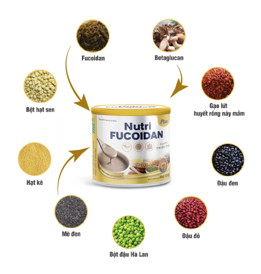Sữa nutri fucoidan plus - thực dưỡng miễn dịch 400gr - ảnh sản phẩm 3