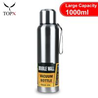 ❅◆ Water Thermos Bottle 1000ml Portable Large Capacity Stainless Steel Thermal Water Bottle Cold and Hot Cup Vacuum Flask Gym