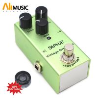 SAPHUE Electric Guitar Vintage Overdrive/Volume/Tone Knob Effect Pedal Mini Single Type DC 9V True Bypass Guitar Bass Accessories