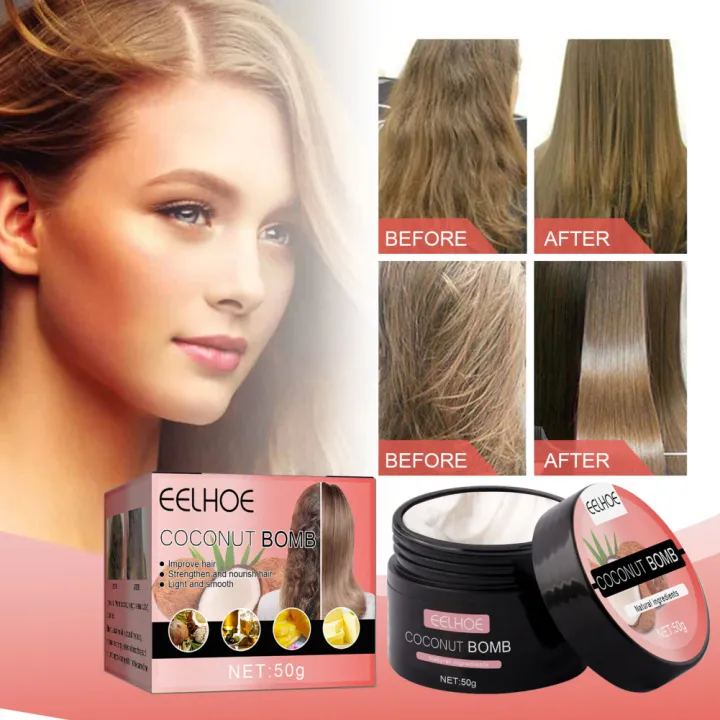 【Fillurb】EELHOE Coconut Hair Mask 50G Smooth And Smooth Hair Mask