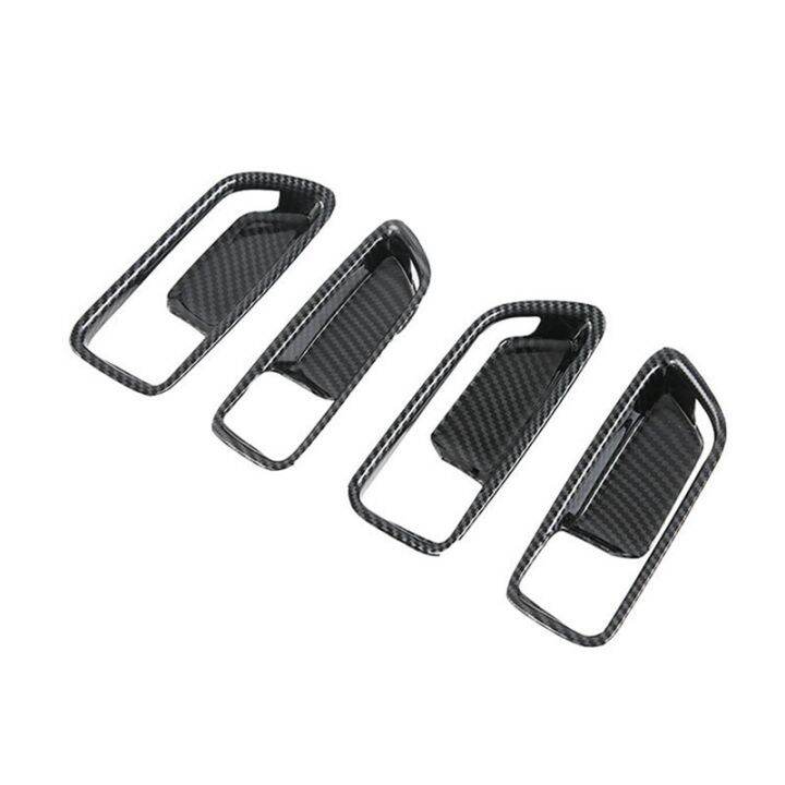 for-toyota-corolla-cross-2020-2021-car-inner-door-handle-bowl-decorate-cover-trim-accessories-carbon-fiber-abs-4pcs