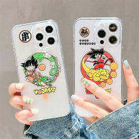 ตัวดูดแม่เหล็กการ์ตูนน่ารักเจ็ดลูกมังกรรูปแบบ Goku Shenron สำหรับ IPhone 14 13 12 11 Pro Max สำหรับความคิดสร้างสรรค์เคสโทรศัพท์แฟชั่น