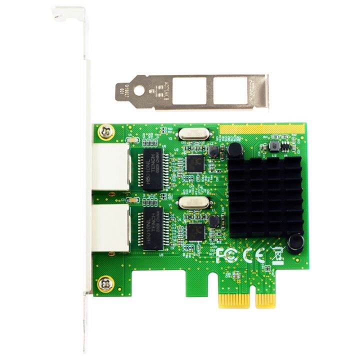 1Set PCIEx1 Gigabit Electrical Port Network Card DualPort