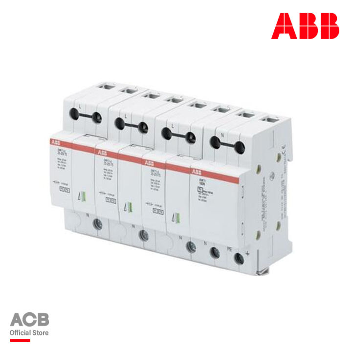 abb-2ctb815101r4500-ovr-t1-2-3n-25-255-ts-surge-protective-device-รหัส-ovr-t1-2-3n-25-255-ts