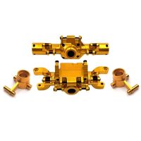 Metal Front and Rear Axle Housing Set for HB Toys ZP1001 ZP1002 ZP1003 ZP1004 ZP 1001 1/10 RC Car Upgrades Parts