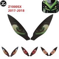 For KAWASAKI ninja Z1000 Z1000SX 2017 2018 2019 Motorcycle accessories headlight protection sticker headlights eye body sticker Decals  Emblems