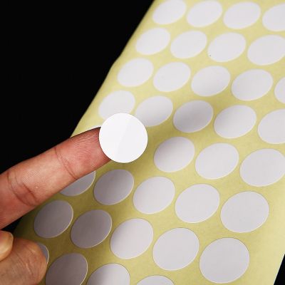 15 Sheet/1 Sheet White/Colour Circles Round Code Stickers DIY Crafts Code Stickers Self-adhesive 10/16/20MM Multipurpose Round Stickers Labels