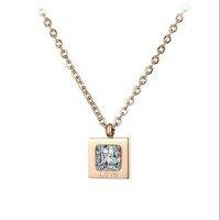 Necklace Steel Cz