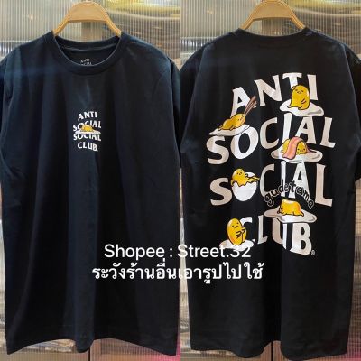 เสื้อเลือกตั้ง เสื้อยืดแขนสั้น Anti Social Social Club GudetamaS-5XL