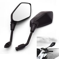 2Pcs/Pair Motorcycle Mirror Carbon Fiber White Glass Rearview Mirrors For Honda CRF230F XR 230 250 400 125 CRM250R CRF250 L M Mirrors