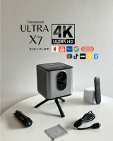 9.9 mini.project แท้ ? [พร้อมส่งกทม] มินิโปรเจคเตอร์ มีแอปในตัว MINI PROJECTOR ULTRAX7 ปรับโฟกัสอัตโนมัติ เสียงHI-FU W5