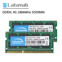 Latumab DDR3L RAM 8GB (2X4GB) 1866MHzหน่วยความจำแล็ปท็อปPC3L-14900หน่วยความจำSODIMM 204Pin 1.35V RAM DDR3Lโมดูลหน่วยความจำโน้ตบุ๊ก