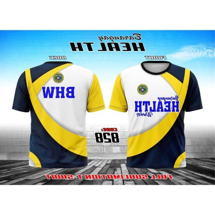 COD QIANGAN BARANGAY HEALTH T-SHIRTS BHW full sublimation tshirt ...