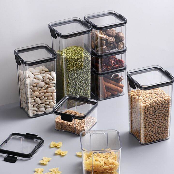 Airtight Dry Food Container Jar Canister Cookies Cereal Pasta Candy ...