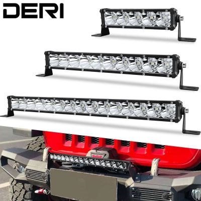 【CW】 7 quot; 13 quot; 20 quot; Inch Ultra Led Bar Driving Lamp 12V 24V Truck SUV Off-road Tractor