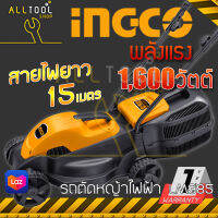 INGCO รถตัดหญ้าไฟฟ้า 1,600วัตต์  รุ่น LM385  แถมสายไฟยาว 15เมตร (Electric Lawn mower) รถเข็นตัดหญ้า แท้ประกันศูนย์