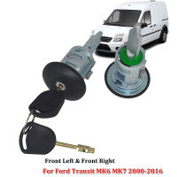 Car Front Left &amp; Right Door Lock Barrels for Ford Transit MK6 MK7 2000-2016 060638 YC15-V220K51AA YC15-V22