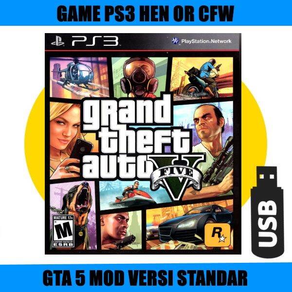 Game ps3 gta 5 mod ps3 hen cfw via flashdsik