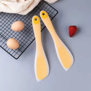 Silicone Scraper Non Stick Heat Resistant Baking Scraper Integrated Cream  Butter Spatula Baking Cooking Tool Kitchen Accessories 