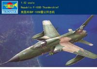 ผู้เป่าแตร1:32สาธารณรัฐ U.S. F-105D สายฟ้าชุดประกอบโมเดล-02201