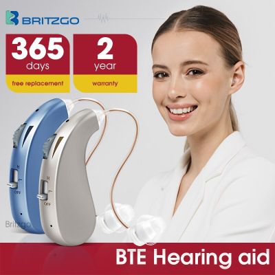 ZZOOI Britzgo Mini Deaf Hearing Aid  USB Charging Digital Wireless Stealth Sound Amplifier  Suitable For The Elderly With Hearing Loss