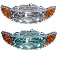 2set Motorcycle Headlights Suitable for Honda DIO 50Cc ZX AF34 AF34.5 AF 34 AF 34.5-White &amp; Blue