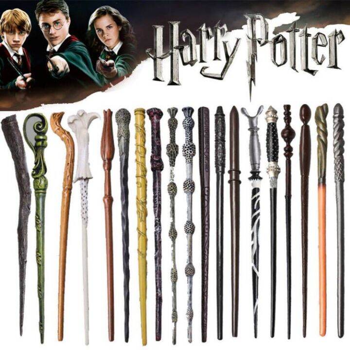 Movie Harry Potter Magic Wand Resin Hermione Ron Voldemort Luna Death ...