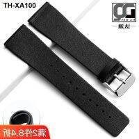 genuine leather watch strap for men ultra-thin soft cowhide square tail chain women pin buckle 19 20 21 22mm