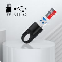 AJIUYU ไมโครการ์ดความจำ USB เครื่องอ่านการ์ด USB3.0โทรศัพท์มือถือขนาดเล็กเครื่องอ่านการ์ดการ์ดความจำ5Gbps อะแดปเตอร์ความเร็วสูงสำหรับแล็ปท็อปอุปกรณ์เสริมเครื่องอ่านการ์ด