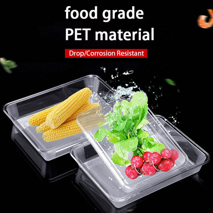 Food Grade PET Material Buffet Tray/ Food Storage/ Makanan Simpanan Lazada