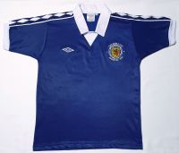 เสื้อฟุตบอลสก็อตแลนด์ 1978 ฟุตบอลโลก ย้อนยุค ชุดเหย้า  Scotland 1978 World cup home Retro football shirt AAA Thailand Quality รูปถ่ายใหม่จากสินค้าจริง