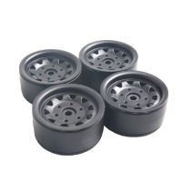 4Pcs 1.9นิ้วโลหะล้อขอบล้อ Hub สำหรับ110 RC Rock Crawler Traxxas TRX4 Axial SCX10 Tamiya CC01 TF2 D110อะไหล่