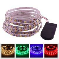 DC 5V LED Strip Light Waterproof SMD3528 5MM 8MM 60LEDs/m Button Battery Powered Flexible LED Tape LED Lights Lamp 0.5m 1m 2m