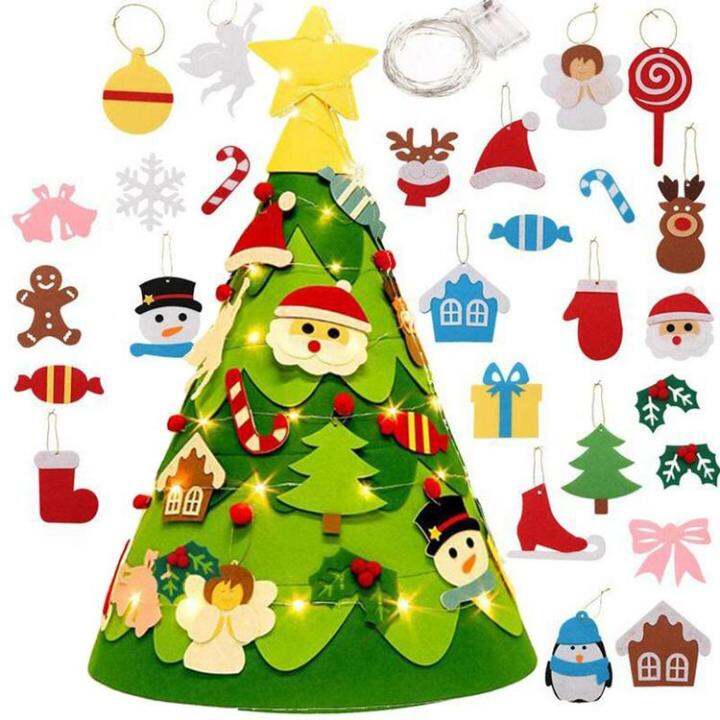 diy-felt-christmas-tree-3d-lighted-felt-christmas-tree-set-for-toddlers-with-handmade-accessories-and-led-string-light-christmas-new-year-decorations-gift-for-party-suppliers-and-children-workable